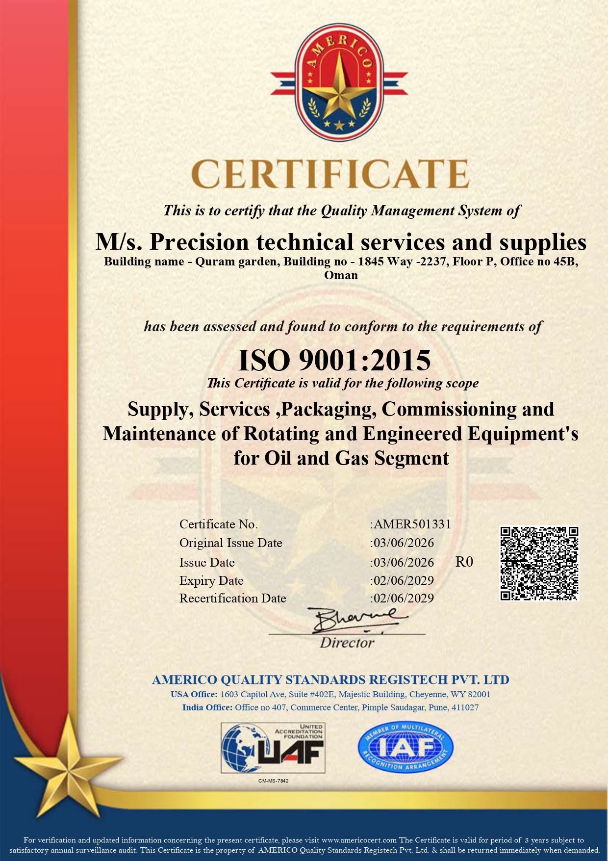 M_s._Precision_technical_services_and_supplies_SoftCopy_ISO_9001_page-0001